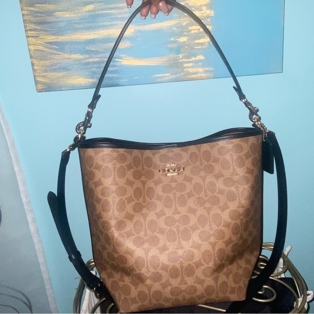 NWT Coach LARGE City Bucket Bag In Signature Canvas